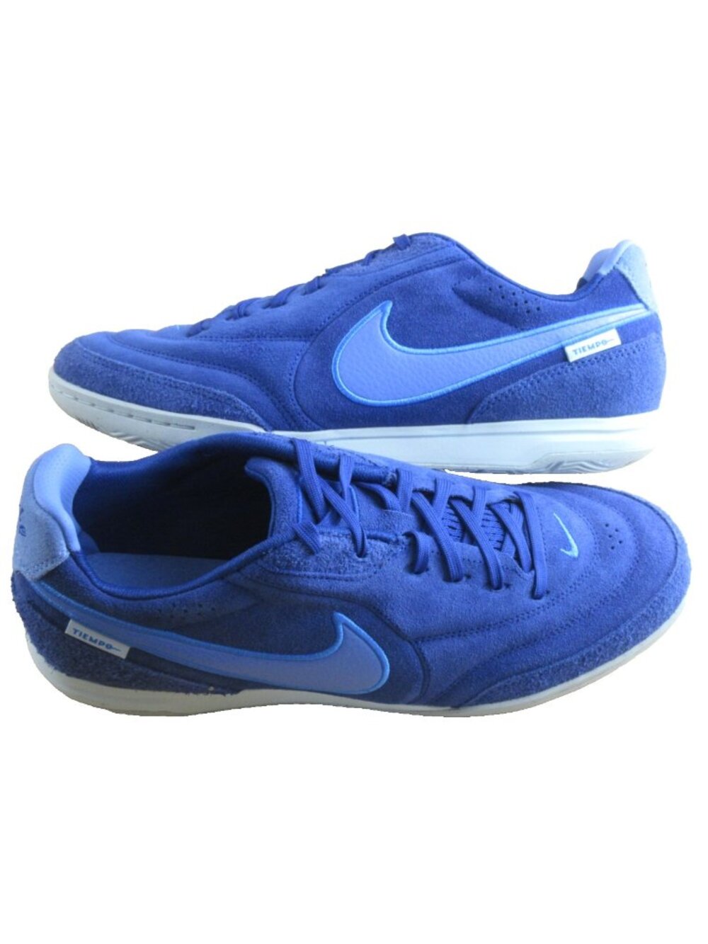 Nike Men's Tiempo Streetgato PRM IC Soccer Shoes Deep Royal Blue Polar Size 10
